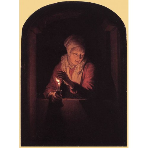 Old Woman with a Candle