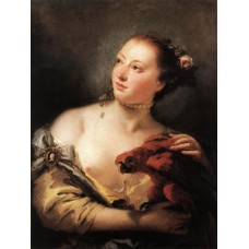Woman with a Parrot