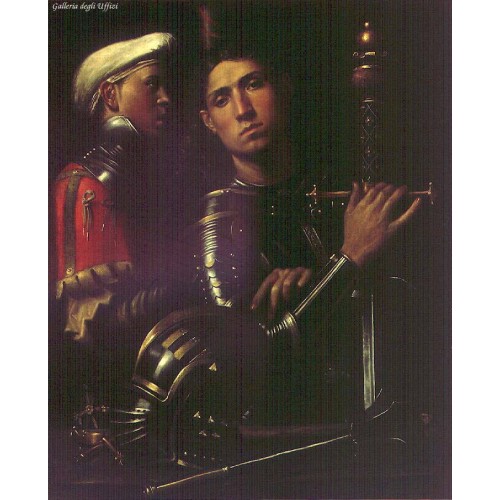 Portrait of Warrior with his Equerry