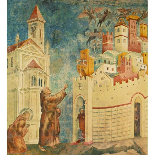 Legend of St Francis 10 Exorcism of the Demons at Arezzo