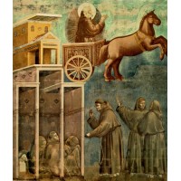 Legend of St Francis 8 Vision of the Flaming Chariot