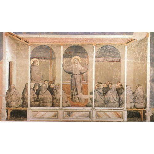 Scenes from the Life of Saint Francis 3 Apparition at Arles