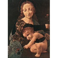 Virgin and Child with a Flower Vase