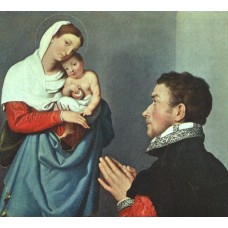 A Gentleman in Adoration before the Madonna