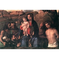 Madonna and Child with Four Saints and Donator