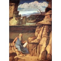 St Jerome Reading in the Countryside 1