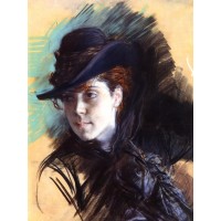 Girl In A Black Hat