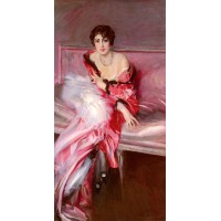 Portrait Of Madame Juillard In Red