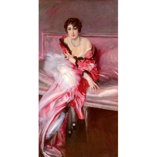 Portrait Of Madame Juillard In Red