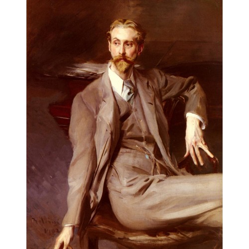 Portrait Of The Artist Lawrence Alexander Harrison