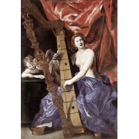 Venus Playing the Harp (Allegory of Music)