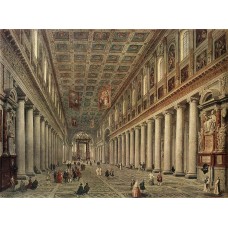 Interior of the Santa Maria Maggiore in Rome