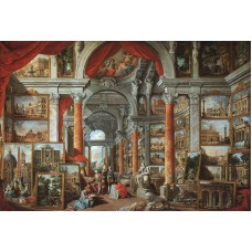 Picture Gallery with Views of Modern Rome