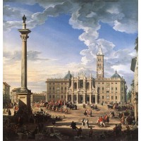 The Piazza and Church of Santa Maria Maggiore