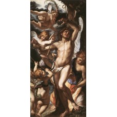 St Sebastian Tended by Angels