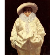 Sarah Bernhardt as Pierrot