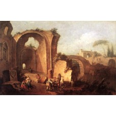 Landscape with Ruins and Archway