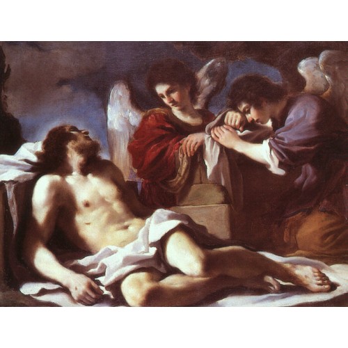 Angels Weeping over the Dead Christ