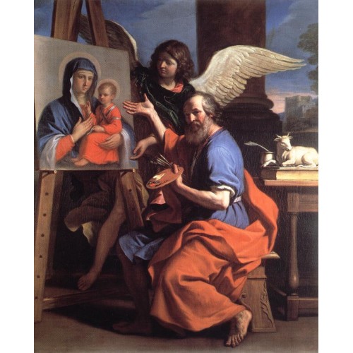 St Luke Displaying a Painting of the Virgin