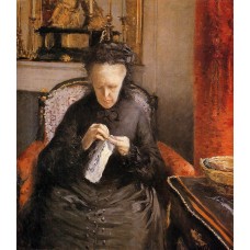 Portait of Madame Martial Caillebote (the Artist's Mother)