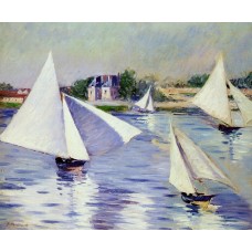 Sailboats on the Seine at Argenteuil