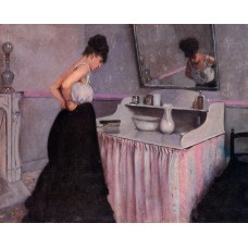 Woman at a Dressing Table