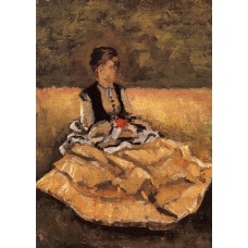 Woman Seated on the Grass