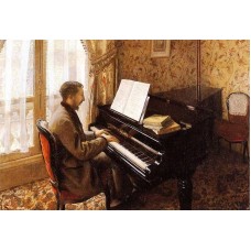 Young Man Playing the Piano
