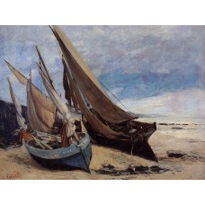Fishing Boats on the Deauville Beach