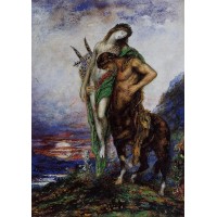 A Dead Poet being Carried by a Centaur