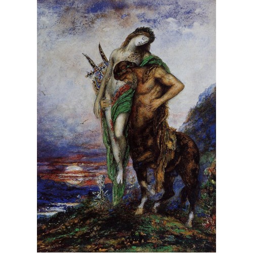 A Dead Poet being Carried by a Centaur