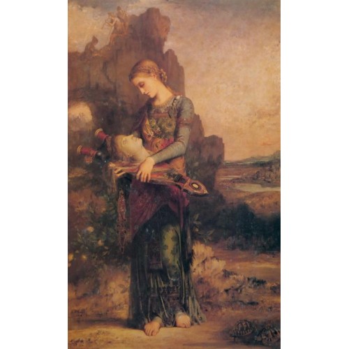 Thracian Girl carrying the Head of Orpheus on his Lyre