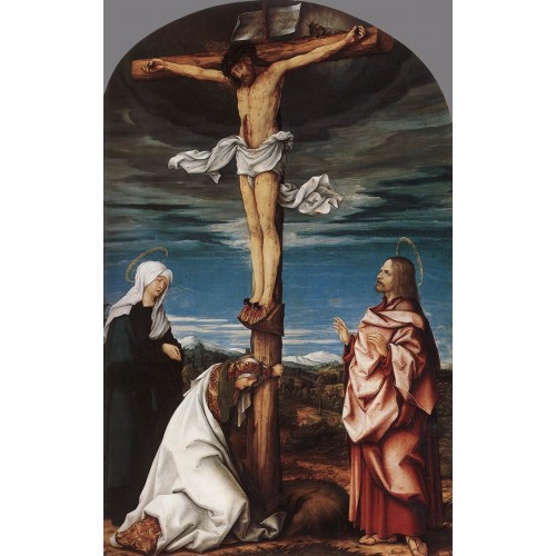 Crucifix with Mary Mary Magdalen and St John the Evangelist
