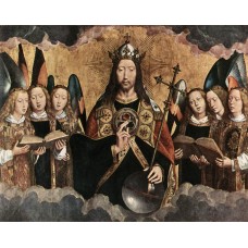 Christ Surrounded by Musician Angels