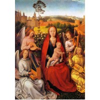 Virgin and Child with Musician Angels