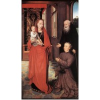 Virgin and Child with St Anthony the Abbot and a Donor