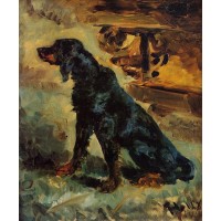 Dun a Setter Belonging to Comte Alphonse de Toulouse Lautre