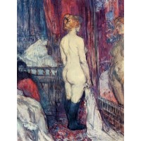 Nude Standing before a Mirror