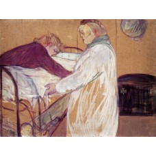 Two Women Making the Bed