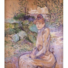 Woman in Monsieur Forest's Garden