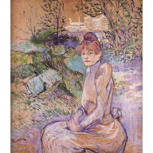 Woman in Monsieur Forest's Garden