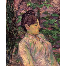 Woman Seated in a Garden