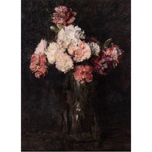 Carnations in a Champagne Glass