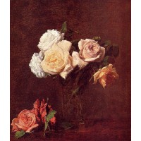 Roses in a Vase 1