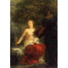 Woman at Her Toilette