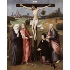 Crucifixion with a Donor