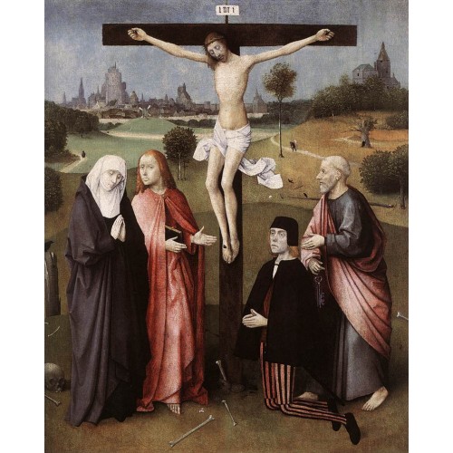 Crucifixion with a Donor