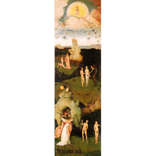 Haywain left wing of the triptych