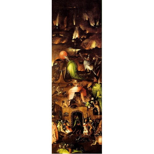 Last Judgement right wing of the triptych