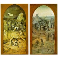 Temptation of St Anthony outer wings of the triptych